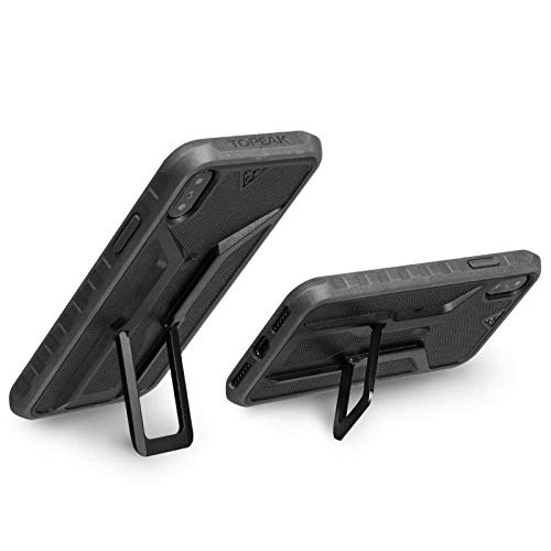 Topeak RideCase - Carcasa para iPhone X, sin Soporte, Color Negro y Gris