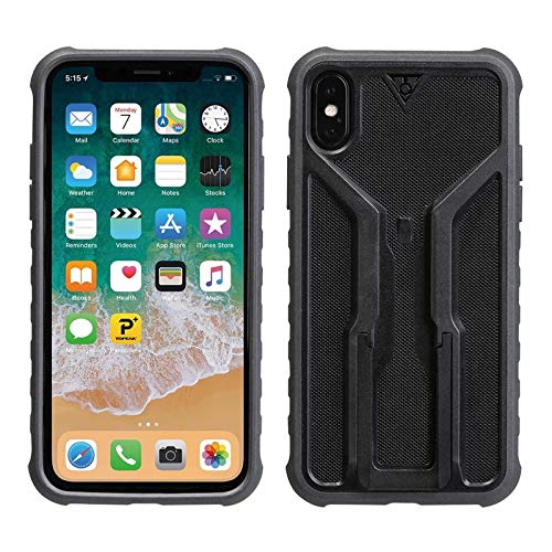 Topeak RideCase - Carcasa para iPhone X, sin Soporte, Color Negro y Gris