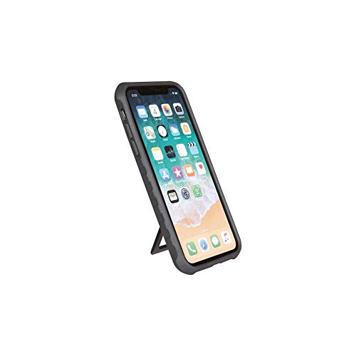 TOPEAK RideCase Only, Works with iPhone XR, Black/Gray Funda portátil Tiempo Libre y Sportwear, Adultos Unisex, Multicolor (Negro/Gris), 15.5. x 8.2 x 1.53 cm / 6.1” x 3.2” x 0.6”