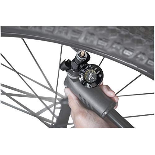 Topeak Shuttle Gauge G2 Manometro, Deportes y Aire Libre, Black, 6.2 x 5.8 x 3 cm