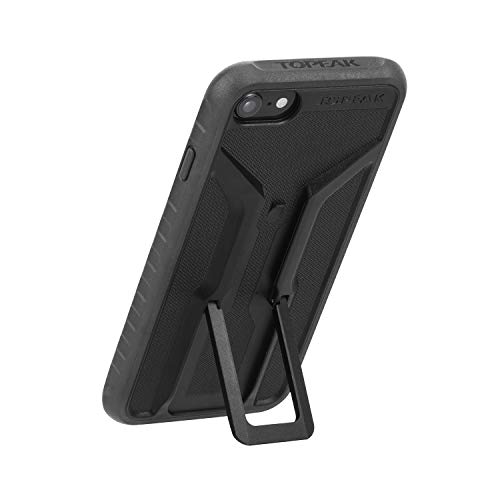 TOPEAK Soporte RideCase, Funciona (2ª generación) y el iPhone 8/7, Sport, Negro/Gris (Multicolor), Talla Única