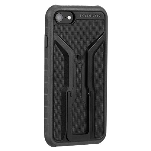 TOPEAK Soporte RideCase, Funciona (2ª generación) y el iPhone 8/7, Sport, Negro/Gris (Multicolor), Talla Única