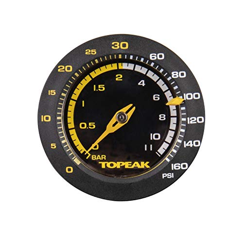 Topeak Unisex's Joe Blow - Bomba de Piso de 2 etapas, Color Amarillo, Talla única