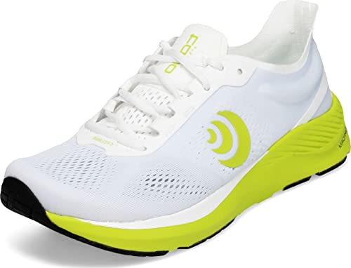 Topo Athletic Cyclone, Zapatillas Hombre, Blanco/Lima, 41 EU