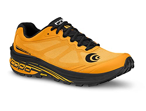 Topo Athletic MTN Racer 2, Zapatillas Hombre, Mango/Negro, 45 EU