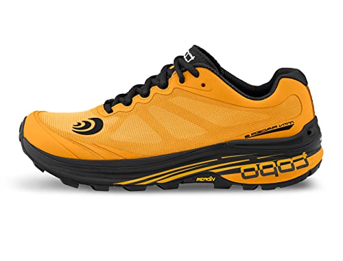 Topo Athletic MTN Racer 2, Zapatillas Hombre, Mango/Negro, 45 EU