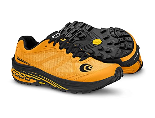 Topo Athletic MTN Racer 2, Zapatillas Hombre, Mango/Negro, 45 EU