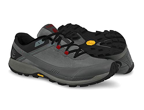 Topo Athletic RUNVENTURE 3, Zapatillas Hombre, Gris/Rojo, 42.5 EU