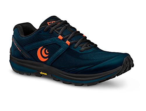 Topo Athletic TERRAVENTURE 3, Zapatillas Hombre, Azul Marino/Naranja, 42 EU