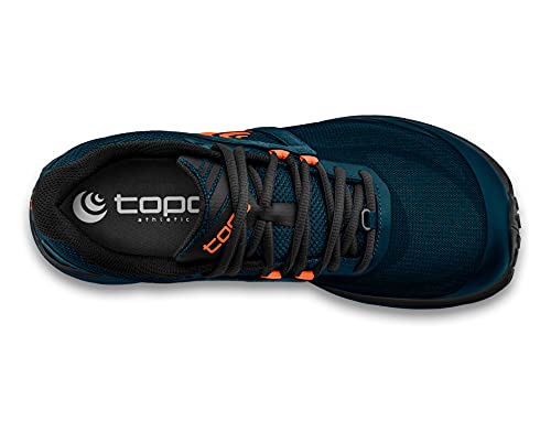 Topo Athletic TERRAVENTURE 3, Zapatillas Hombre, Azul Marino/Naranja, 42 EU