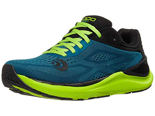 Topo Athletic Ultrafly 3, Zapatillas Hombre, Oceano/Verde, 42.5 EU