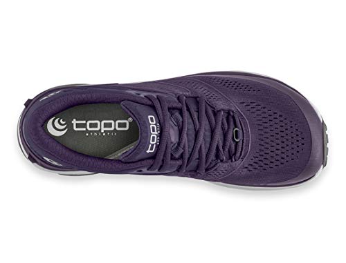 Topo Athletic Ultraventure 2 Comfortable Lightweight 5mm Drop, Athletic Shoes for Trail Running, Corredores de senderos Mujer, Gris púrpura, 40,5 EU