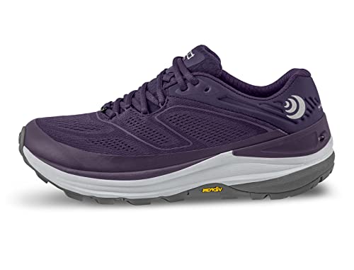 Topo Athletic Ultraventure 2 Comfortable Lightweight 5mm Drop, Athletic Shoes for Trail Running, Corredores de senderos Mujer, Gris púrpura, 40,5 EU