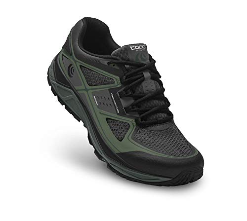 TOPO TERRAVENTURE, Zapatillas Hombre, Gris carbón/Negro, 42 EU