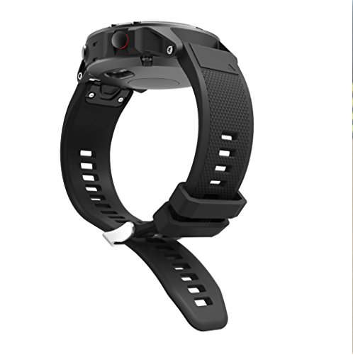 TOPsic Correa Garmin Fenix 5, 22mm Metal Acero Inoxidable Reemplazo Correas Banda Pulseras de Repuesto Correa para Garmin Fenix 5/5 Plus/Forerunner 935/Fenix 6/Fenix 6 Pro