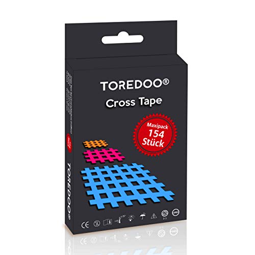 TOREDOO Cross Tape - Juego de 154 tiritas de acupuntura para acupuntura (tamaño pequeño, Tipo A, B C, Tipo C, para acupuntuación)