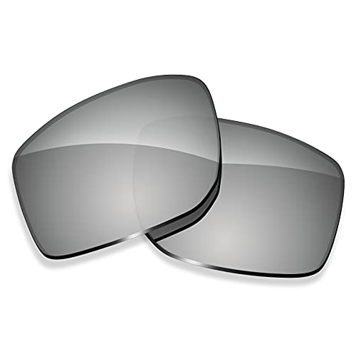 ToughAsNails Reemplazo de lente polarizada para Oakley Gibston Sunglass - Más opciones, Cromado plateado., Talla única