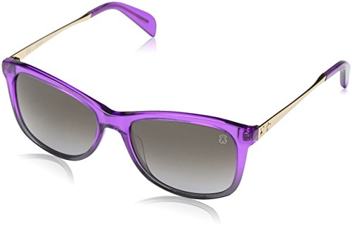 TOUS STO918-540AN9 Gafas de Sol, Glittery Violet, 54 para Mujer