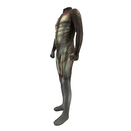 TOYSGAMES Traje de Cosplay del traje Predator Hijos Adultos apretado papel Body Conjunto animado jugar de la película del super héroe de Navidad del vestido de lujo de la ropa Disfraz de máscara de ju