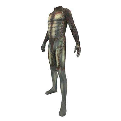 TOYSGAMES Traje de Cosplay del traje Predator Hijos Adultos apretado papel Body Conjunto animado jugar de la película del super héroe de Navidad del vestido de lujo de la ropa Disfraz de máscara de ju