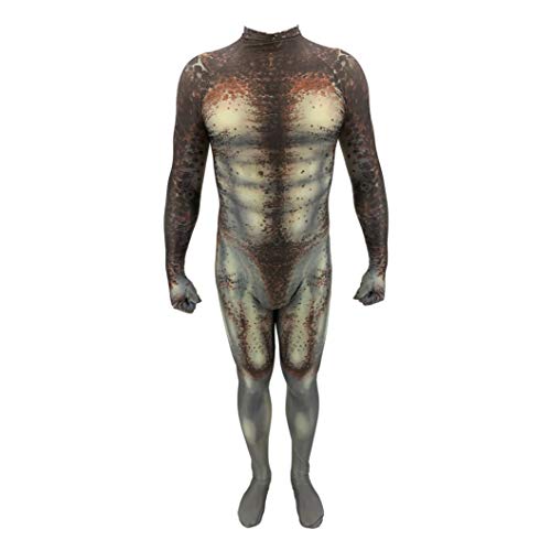 TOYSGAMES Traje de Cosplay del traje Predator Hijos Adultos apretado papel Body Conjunto animado jugar de la película del super héroe de Navidad del vestido de lujo de la ropa Disfraz de máscara de ju