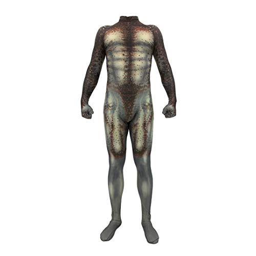 TOYSGAMES Traje de Cosplay del traje Predator Hijos Adultos apretado papel Body Conjunto animado jugar de la película del super héroe de Navidad del vestido de lujo de la ropa Disfraz de máscara de ju