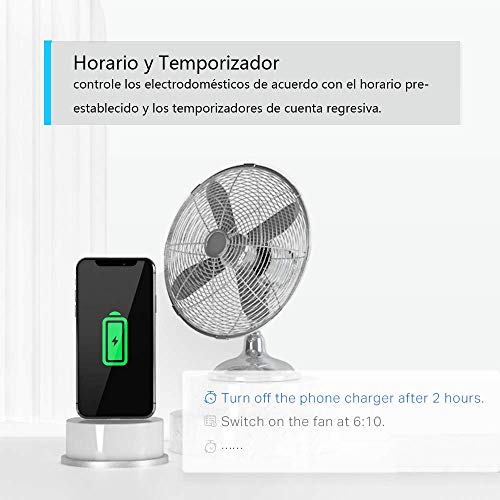 TP-Link Tapo P100 (4-pack) - WiFi Enchufe Inteligente Mini tamaño para Controlar su Dispositivo Desde Cualquier Lugar, sin Necesidad de Concentrador, Compatible con Amazon Alexa y Google Home