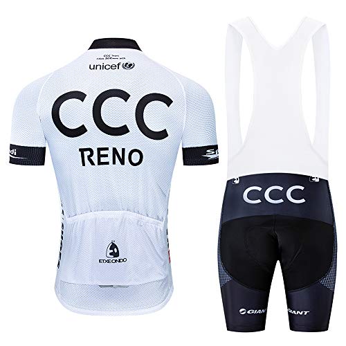 Traje Ciclismo Hombre para Verano,Maillot Ciclismo y Culotte Ciclismo con 5D Gel Pad