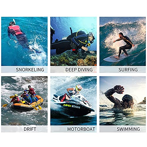 Traje De Baño Traje De Neopreno De Triatlón De Cuerpo Completo para Hombres De 3 Mm para Nadar En Canoa, Navegar En Kayak Y Hacer Surf De Remo (Color : Black, Size : L)
