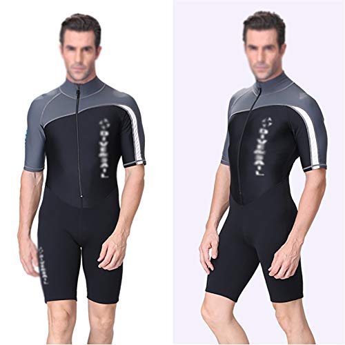 Traje De Baño Trajes De Neopreno Para Surf Para Hombre, Traje De Buceo Para Hombre, Nuevo Traje De Neopreno Con Cremallera En La Espalda Para Hombre, Traje De Neopreno Corto Para Nadar, Protector Cont