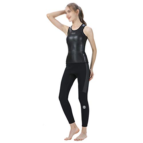 Traje De Neopreno Traje Húmedo De Buceo De Cuerpo Completo Para Mujer, Trajes De Neopreno De 2 Mm, Trajes De Neopreno De Invierno, Natación, Surf, Snorkel, Pesca Submarina, Traje De Agua Para Hacer Su