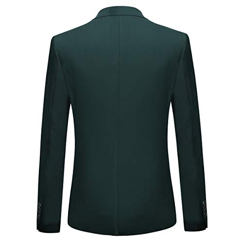 Trajes para Hombre 3 Piezas Slim Fit Boda Esmoquin Formal Un botón Cerrar Blazers Chaqueta Chaleco Pantalones