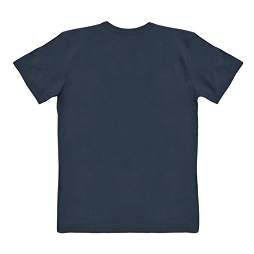 TRAKTOR Camiseta Colombo - Solo una Cosa Más - Columbo - Just One More Thing - Camiseta de Película - Camiseta con Cuello Redondo - Azul Oscuro - Camiseta Original de la Marca, Talla XL