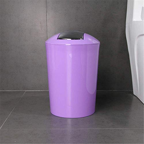 Trash Can Plastic Small Garbage Container Bin with Lid For Home Office Dorm Kids Room-2 Pack Waste Recycling (Color : C6*2 Size : 24 * 24 * 34cm) (C9*2 24 * 24 * 34cm)