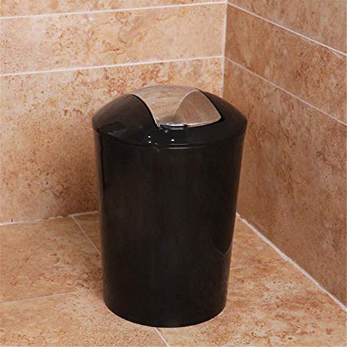 Trash Can Plastic Small Garbage Container Bin with Lid For Home Office Dorm Kids Room-2 Pack Waste Recycling (Color : C6*2 Size : 24 * 24 * 34cm) (C9*2 24 * 24 * 34cm)