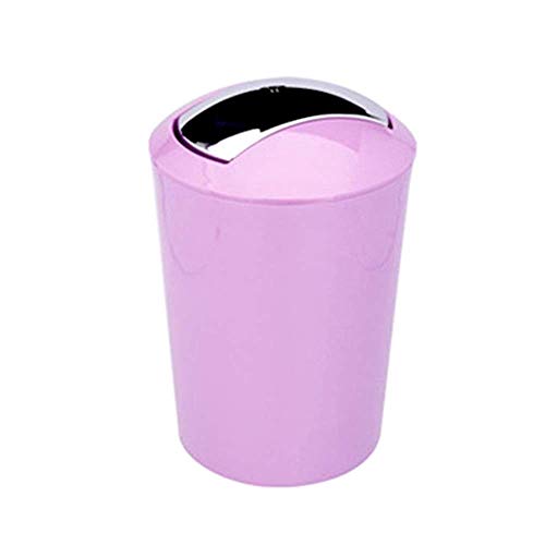 Trash Can Plastic Small Garbage Container Bin with Lid For Home Office Dorm Kids Room-2 Pack Waste Recycling (Color : C6*2 Size : 24 * 24 * 34cm) (C9*2 24 * 24 * 34cm)