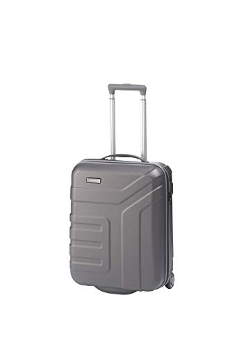 Travelite Valise trolley "Vector" avec 2 roues anthracite Maleta, 55 cm, 44 liters, Negro (Anthracite)