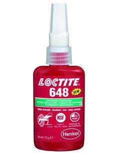 trbl 0050326 RETENEDOR DE Alta Temperatura LOCTITE 648, 50 ML