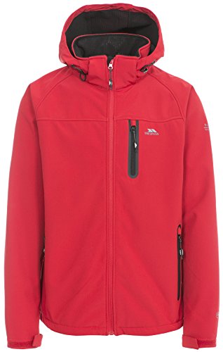 Trespass Chaqueta para Hombre, Accelerator II, TP75, Suave, Hombre, Color Rojo, tamaño Medium