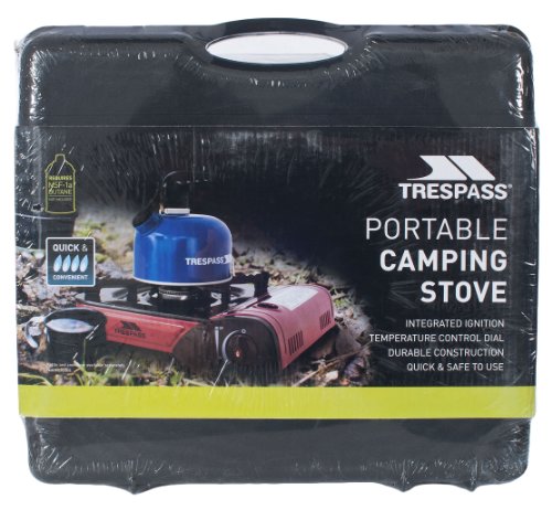 Trespass Gastro Camping Gas, Unisex Adulto, Rojo (Red), Talla Única