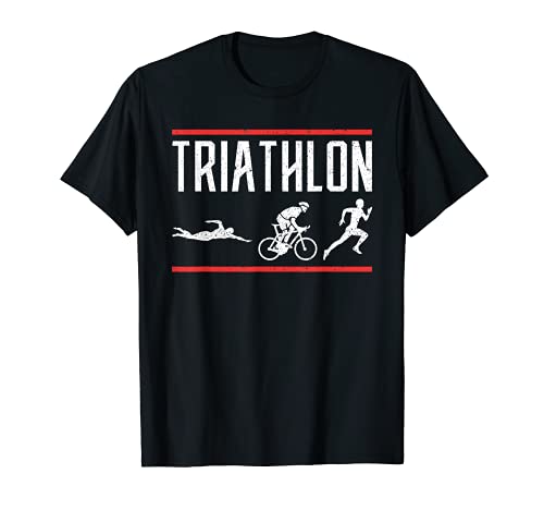Triatleta Ciclista Corredor Triatlón Camiseta