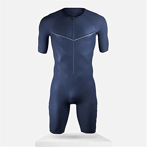 Triatlón triatlón para hombres Tri-traje de una pieza, equipo de ciclismo Triatlón triatlón triatlón para hombre ciclismo patinaje con bolsillos (Color : Bodysuit B, Size : XX-SMALL)