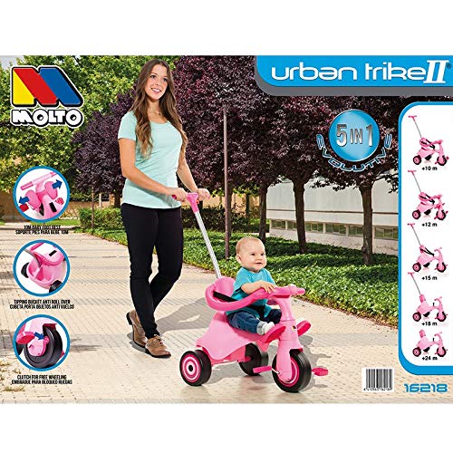 Triciclo Infantil Molto Urban Trike Rosa