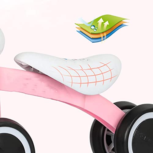 Triciclo portátil Present Trike Bicicleta de equilibrio para bebés, Bicicleta de equilibrio sin pedales Bicicleta de entrenamiento de equilibrio para caminar Bicicleta antideslizante Las 4 ruedas son