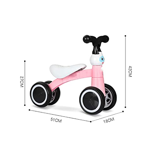 Triciclo portátil Present Trike Bicicleta de equilibrio para bebés, Bicicleta de equilibrio sin pedales Bicicleta de entrenamiento de equilibrio para caminar Bicicleta antideslizante Las 4 ruedas son