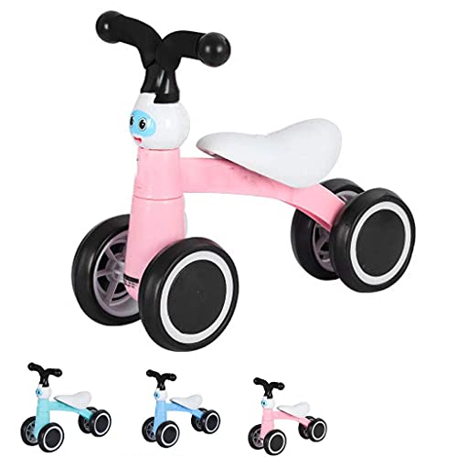 Triciclo portátil Present Trike Bicicleta de equilibrio para bebés, Bicicleta de equilibrio sin pedales Bicicleta de entrenamiento de equilibrio para caminar Bicicleta antideslizante Las 4 ruedas son