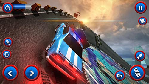 Tricky Police Car Stunts: juego de carreras de coches de carreras