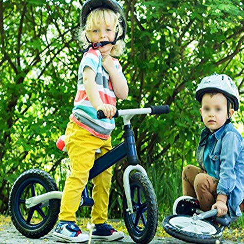 Trike Bicicleta de equilibrio para niños, ultraligera para exteriores, para principiantes, bicicleta de ejercicios, doble rueda con amortiguación, sin pedal, de 2 a 6 años, sin cargo, 3 colores