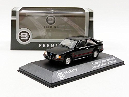 Triple 9- Ford Escort XR3 1990-Escala 1:43, Color Negro (T9P10026)