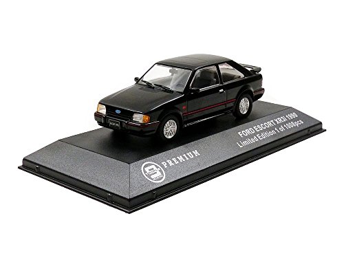 Triple 9- Ford Escort XR3 1990-Escala 1:43, Color Negro (T9P10026)